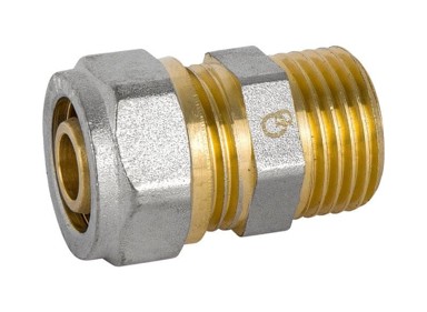 DIAMOND PEX-AL-PEX konektor D001.1/2*20 1/2" x 20 muški, krom